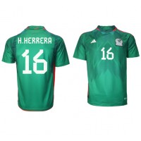 Koszulka piłkarska Meksyk Hector Herrera #16 Strój Domowy MŚ 2022 tanio Krótki Rękaw